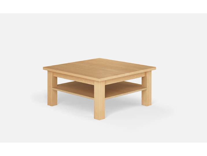 Table basse double plateau: Berlin Bouleau Naturel huilé