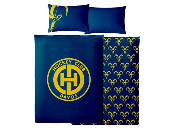Bettwäsche mit HC Davos Clubmotiv