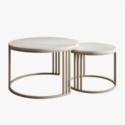 COUCHTISCH LORI 2in1 KASCHMIR MAT / Levanto Marmor