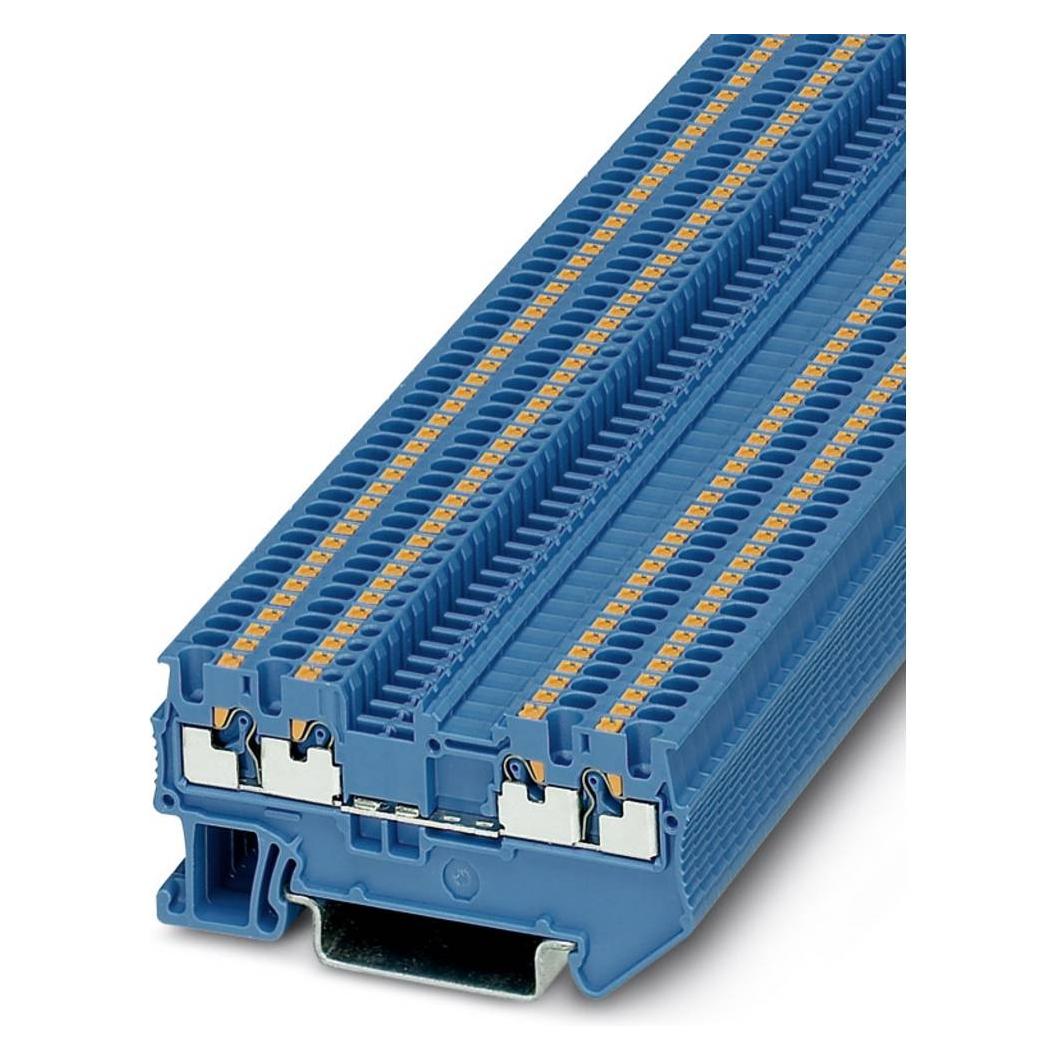 Phoenix Contact Term Block 1.5mm Quattro Spring Blue (3208208)