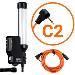 Miops Splash V2 Wassertropfen Pro Kit C2 (Kabel), Fernauslöser, Schwarz