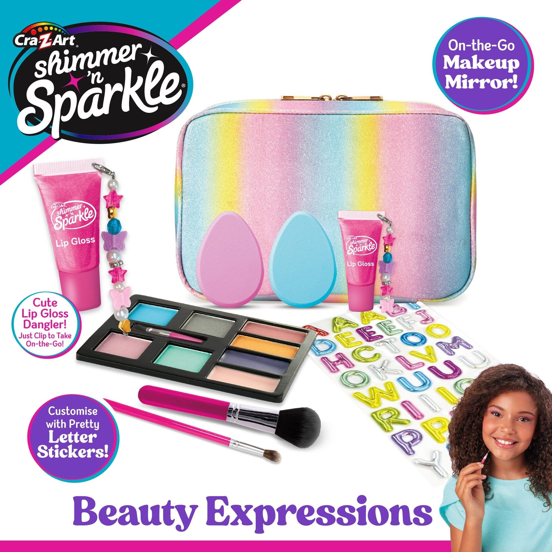 Character Options Shimmer n Sparkle Beauty Expressions Makeup Set for Kids - Various Sizes