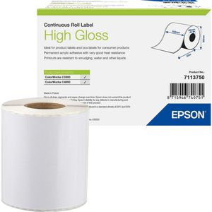 Epson-Etiketten High Gloss Label 7113750, 102mm x 33m, Endlosetiketten, Papier, glänzend