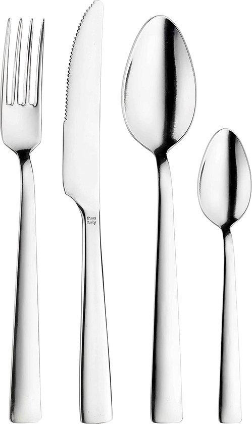 Unyqoos Bestekset Gourmet 24-delig, Roestvrij staal, voor 6 personen