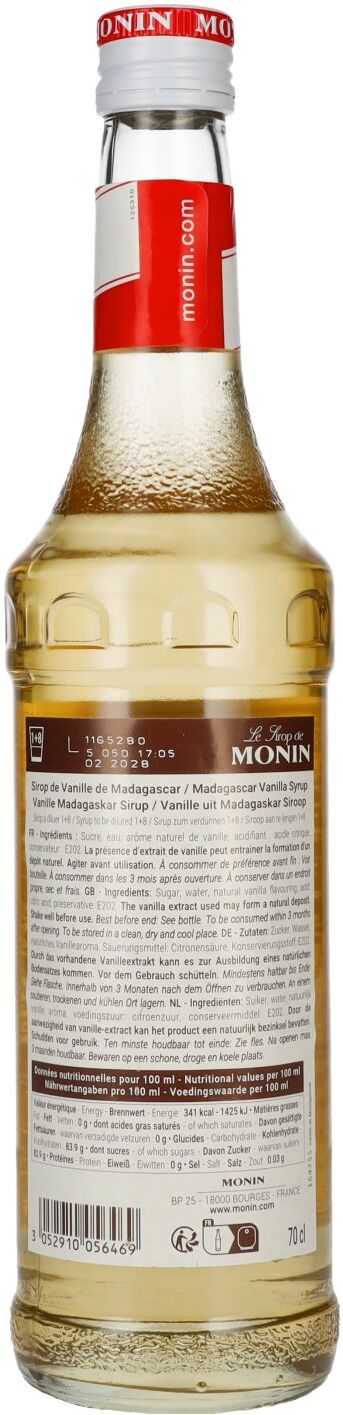 Le Sirop de Monin VANILLE Madagaskar 0,7l