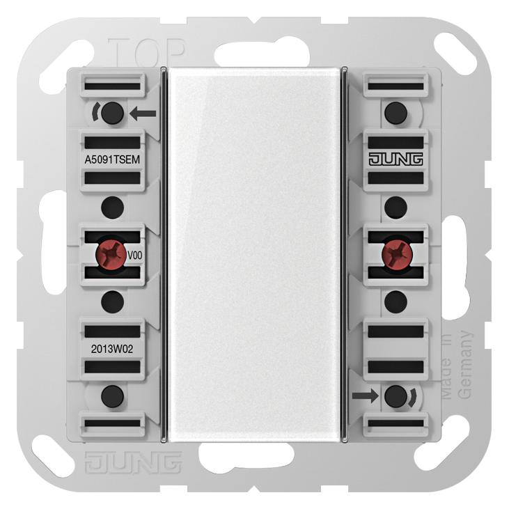 JUNG Tastsensor KNX AS/A UP perlmutt 1f 2pkt A5091TSEM (A5091TSEM)