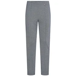 Slim Fit-Jersey-Hose Modell Alice Relaxed weiss, 22