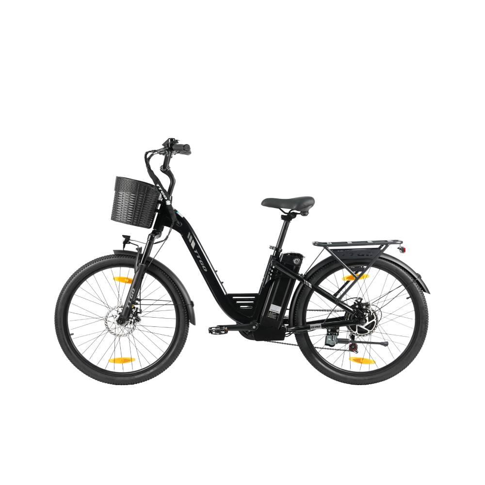 C2 PRO 26 Zoll E-Bike 6061 Aluminiumlegierung, 36V 18Ah Akku, 250W Hintermotor, Scheibenbremse, Federung, bis 120km Reichweite, EU-konform