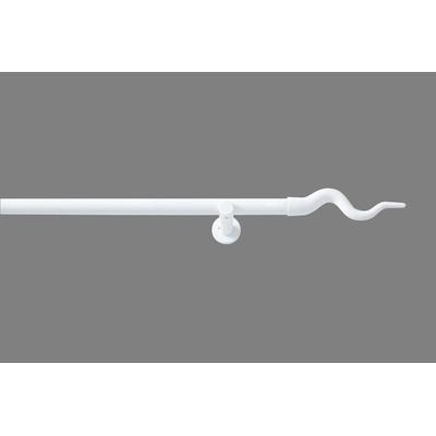 Vorhangstange GOOD LIFE "Sepa" Gr. 5, weiß, L:200cm Ø:20mm, Metall, Gardinenstangen