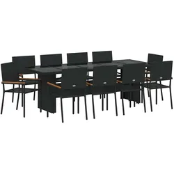 vidaXL, Gartentisch + Balkontisch, Vatonin (Glastisch) (240 x 90 x 75 cm)