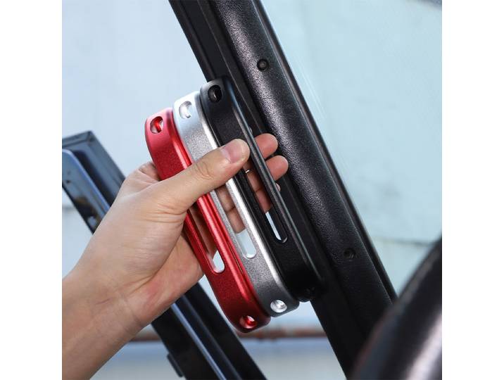 Pour Land Rover Defender 90 110 2004-2018 intérieur de voiture en aluminium a-pilier poignée de porte décoration accessoires de voiture