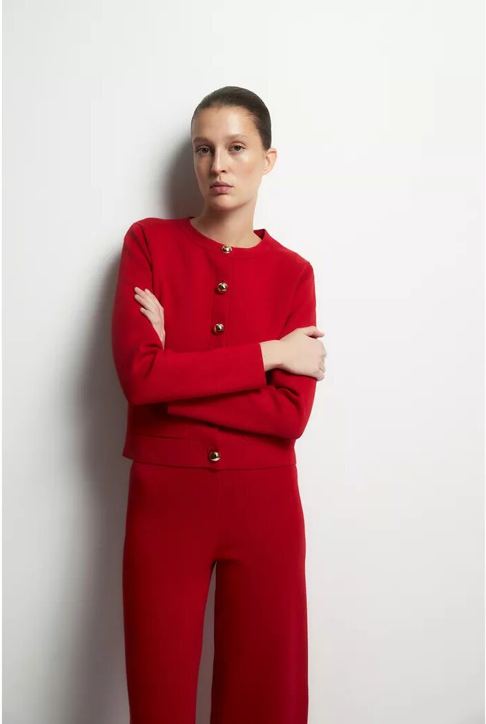 Sfera - Cardigan, für Damen, Rot, Größe XL