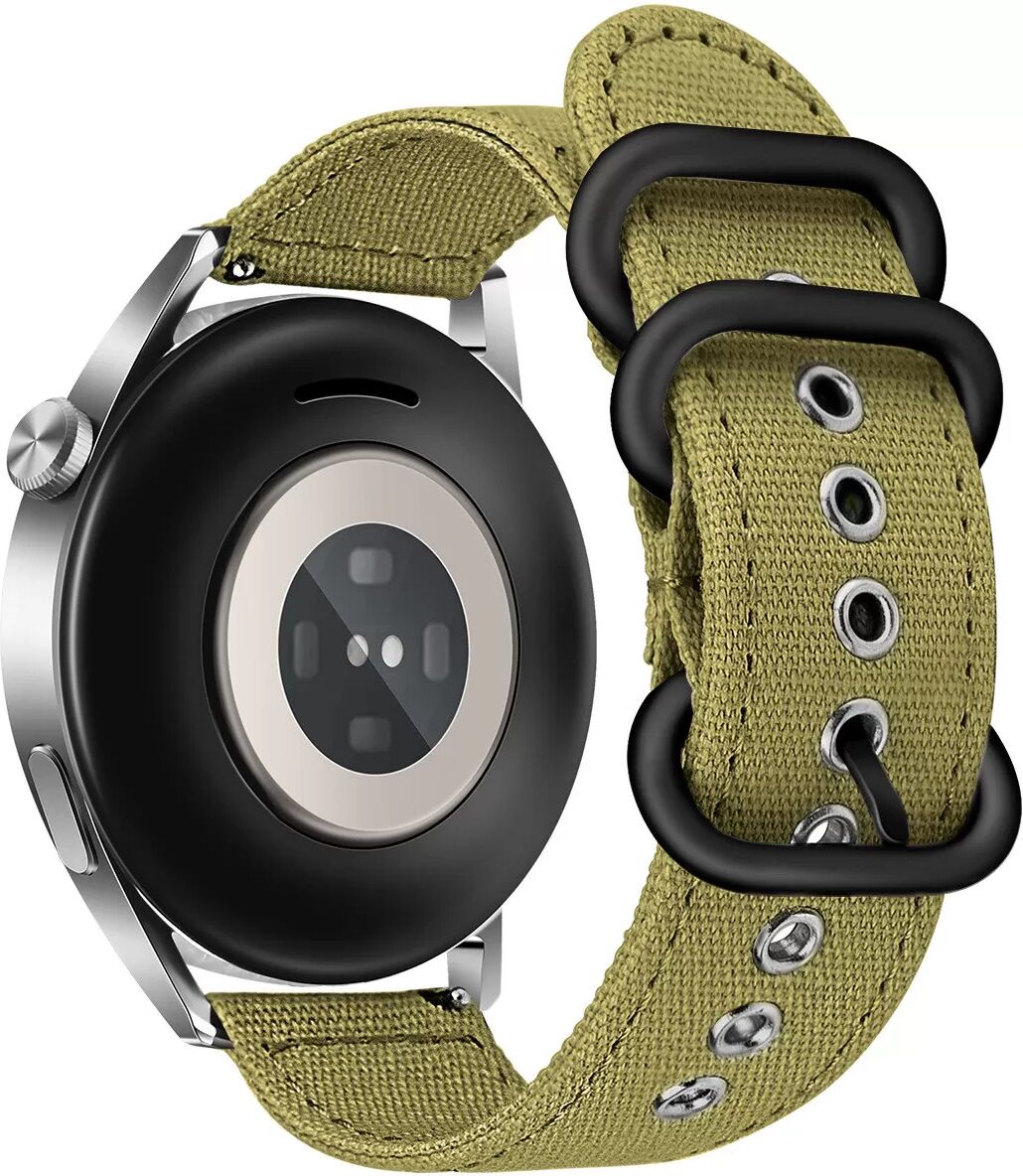 INF Premium 24mm Canvas Armband für Suunto 9 Grün
