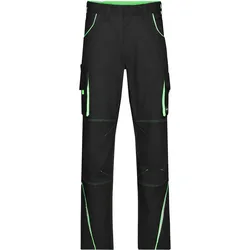Funktionshose "JN847" - 52 - black/lime-green