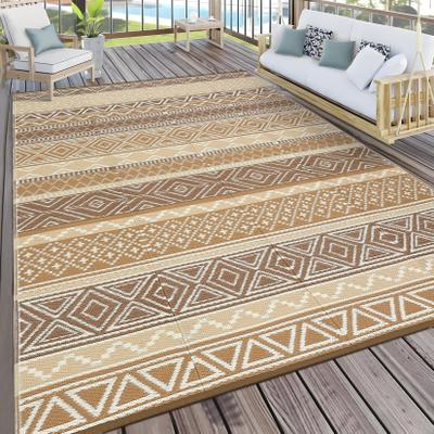 Garvee Outdoor Waterproof Plastic Straw Rug Patio Rug, Reversible Camping Rugs for RV, Yard, Deck
