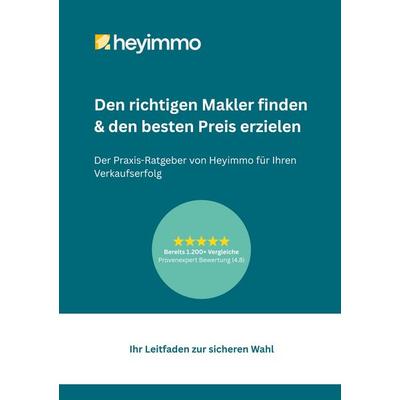 Den richtigen Makler finden & den besten Preis erzielen, Taschenbuch von Hey immo, BoD – Books on Demand, 978-3-8192-4834-4