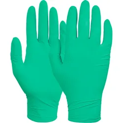 NORSE Disposable Green Grüne Einweg-Nitrilhandschuhe - Größe 8/M, Box = 100Stück