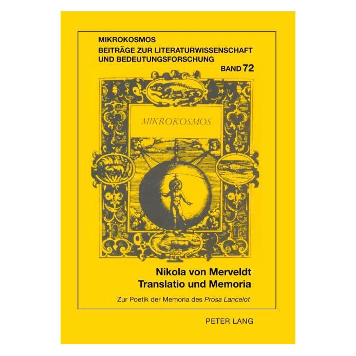 Peter Lang Translatio und Memoria (Deutsch, Softcover, Nikola von Merveldt) (56028260)