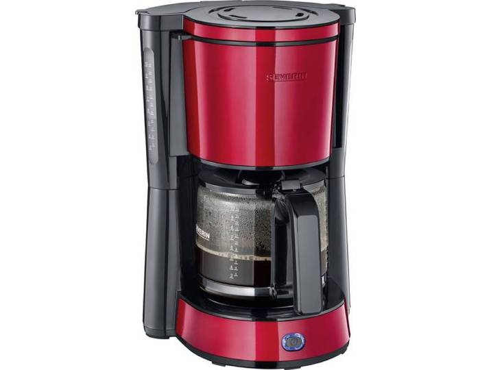 Cafetière filtre Severin Inox Rouge KA4817