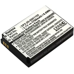 Akku für Seals VR3, wie VR-01, XP-0001100, BAT-01750-01 S, XP3.20-0001100, 1750 mAh