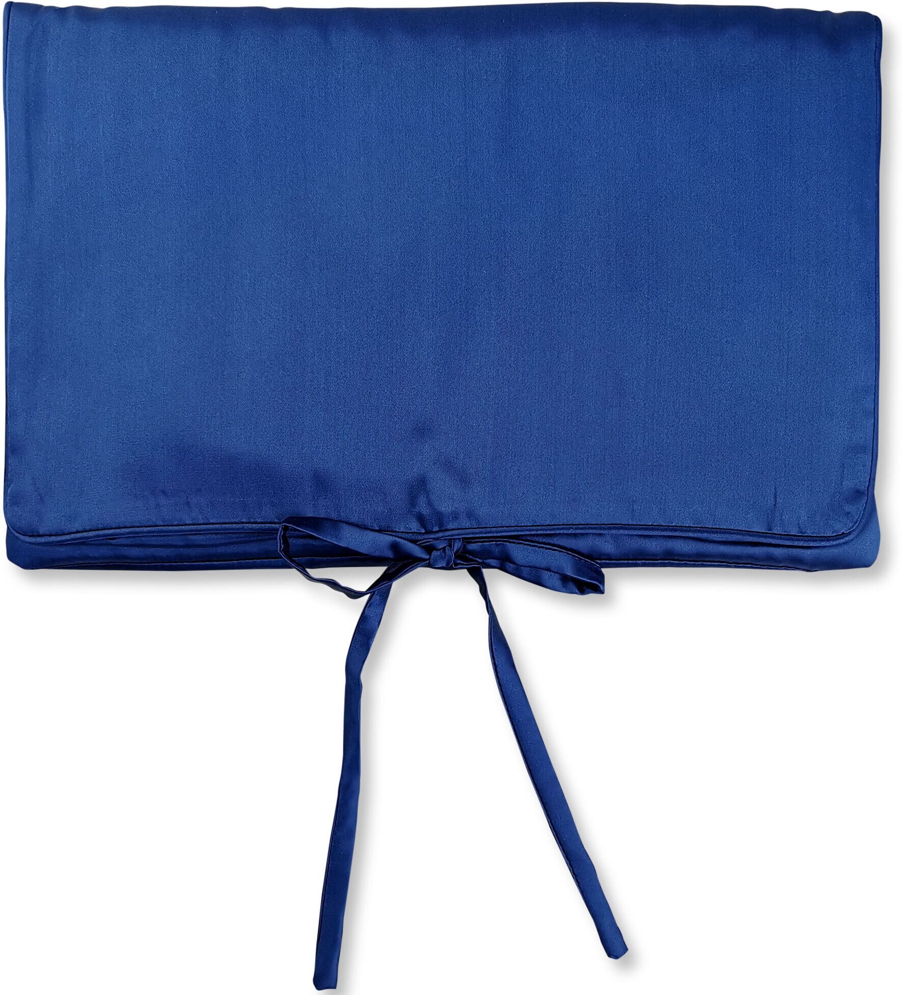 Seidentuch AILORIA "Tasche, Schlafmaske, Scrunchie S & Scrunchie M TRAVEL SET", Damen, blau (midnight blau), Obermaterial: 100% Seide silk., Modetücher Seidentuch