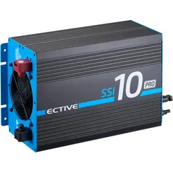 ECTIVE SSI 10 PRO 1000W/12V Sinus-Wechselrichter mit Netzvorrangschaltung Ladegerät und Laderegler