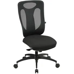 Topstar, Bürostuhl, Bürostuhl Net Pro 100 Schwarz (45 - 55 cm)