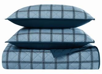 Cannon Luka Grid 3 Piece Quilt Set