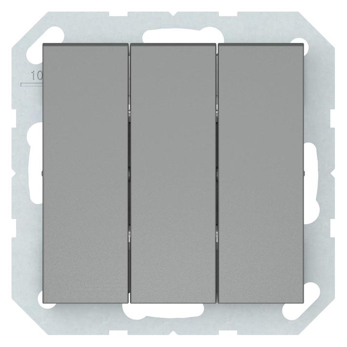 Vila SWITCH 3GANG GREY P510-030-02 QR1000 (P510-030-02 plm)