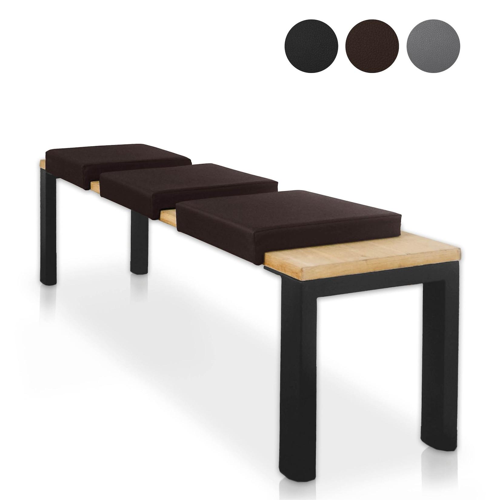Lycce Bankauflage Kunstleder Klemmkissen 1 Leiste, extra weiche Polsterung (6cm Höhe)