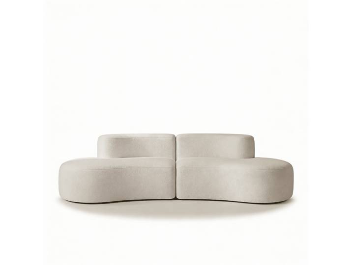 Canapé lounge double - blanc