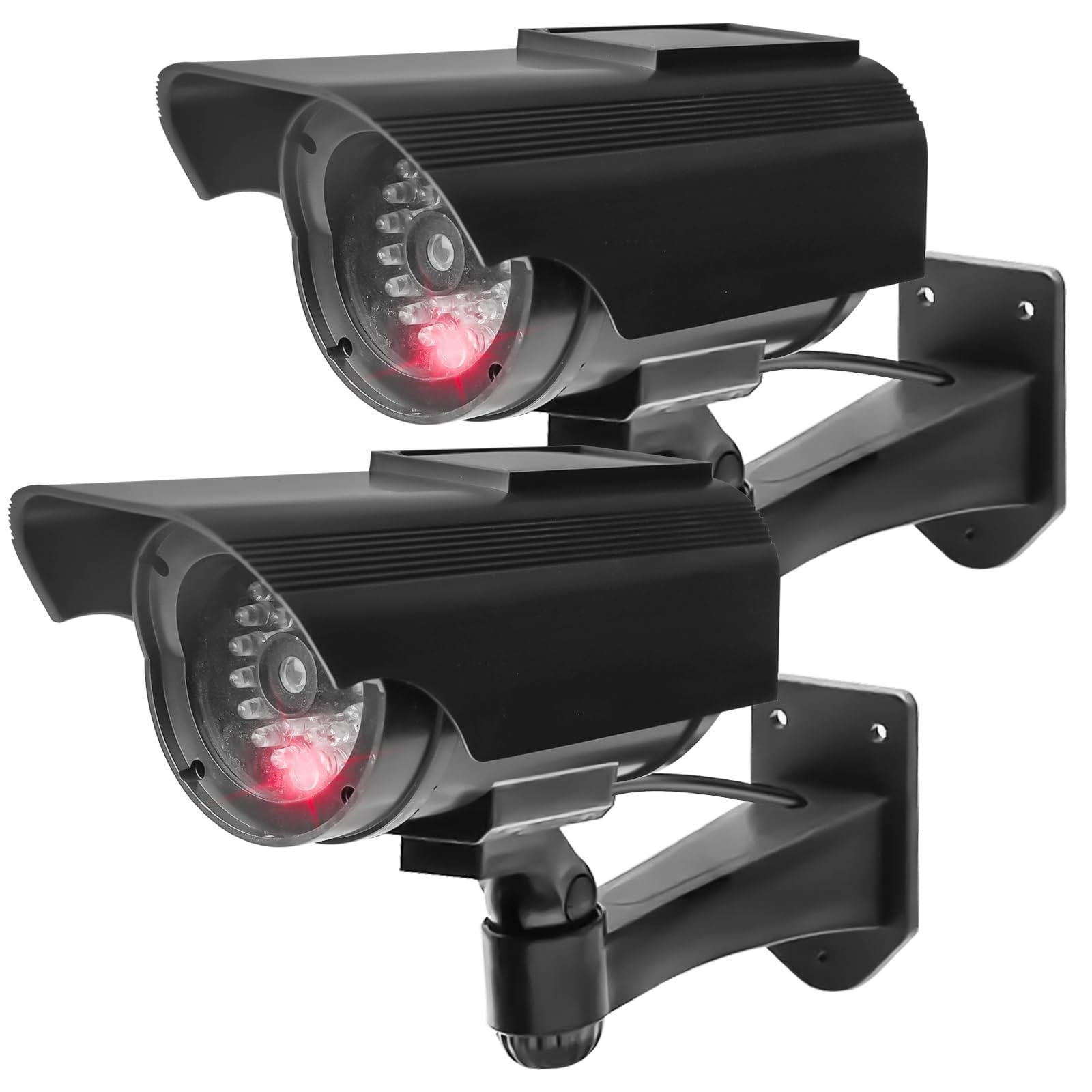 Selius Dummy Camera op Zonne-energie met Rode LED - 2 stuks