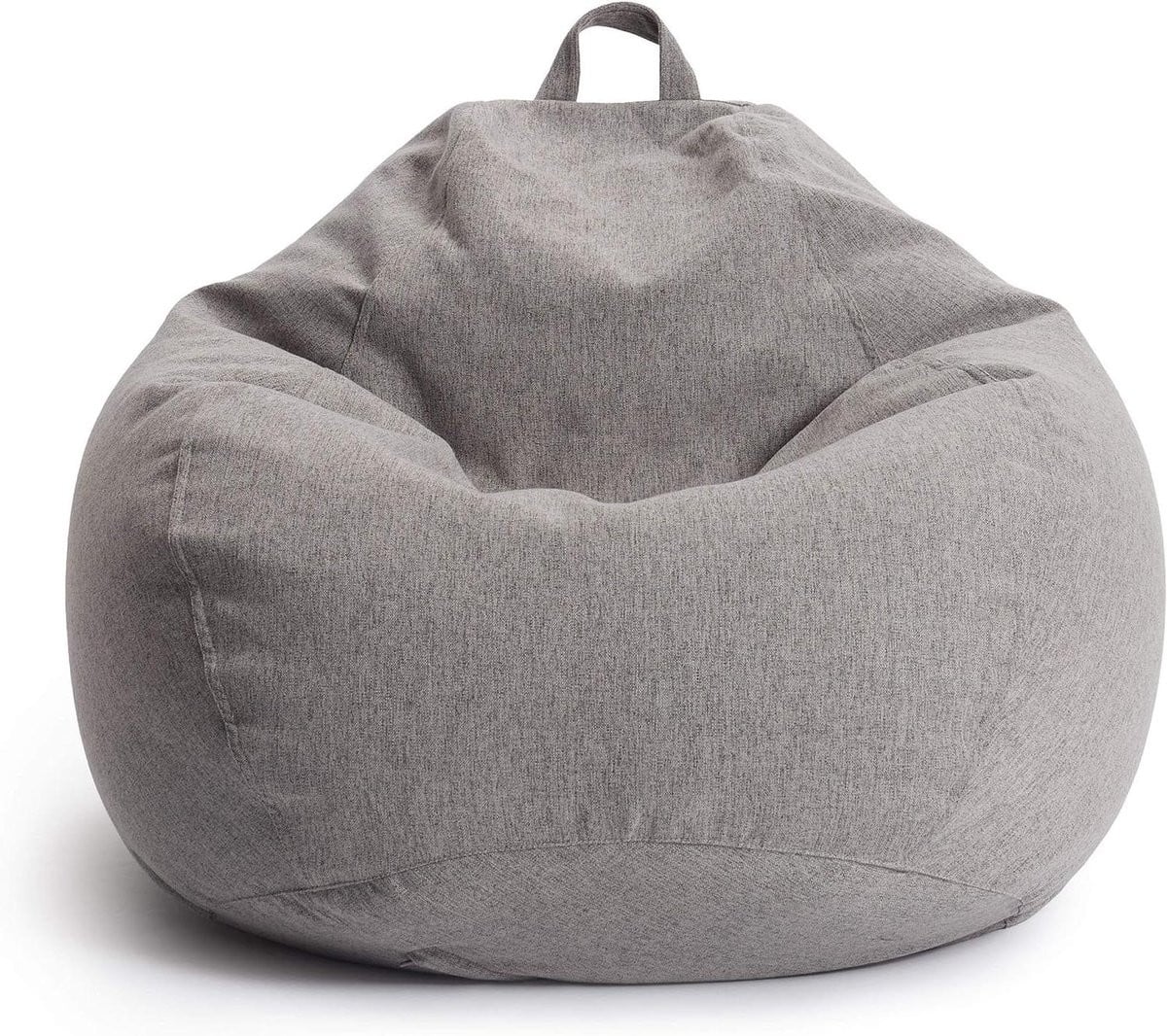 XXL Zitzak Vloerkussen Bean Bag Lichtgrijs 100 x 120 cm