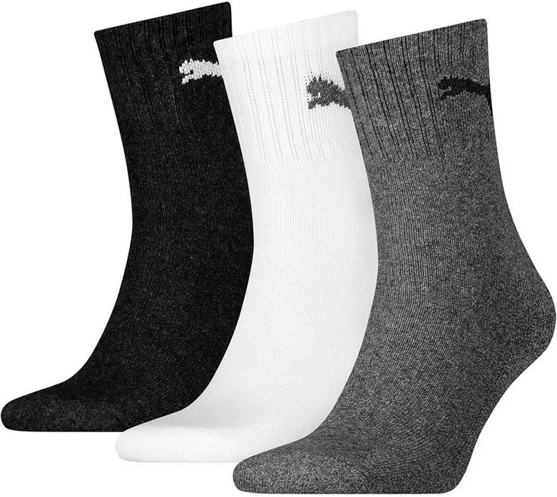 Puma - Socken, Waden 3 Pack, für Herren, Grau, Größe 43-46