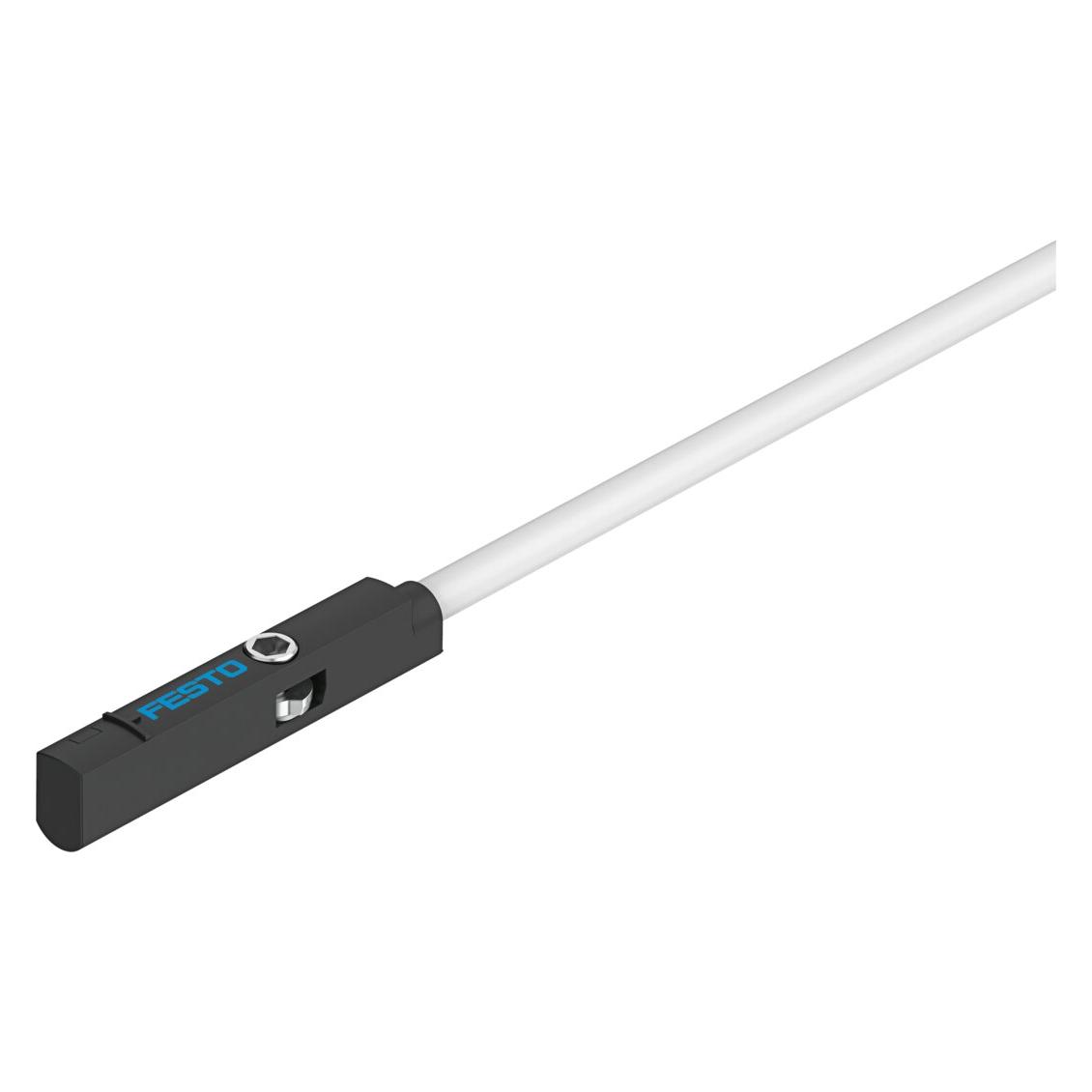 Festo NO C-slot Proximity Sensor, 3 Wire 2.5m (SMT-10M-PS-24V-E-2,5-L-OE)