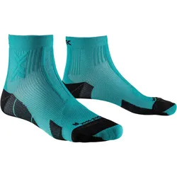 X-SOCKS Trailrun Discover Ankle Laufsocken E360 - lake green/sunset blue 39-41