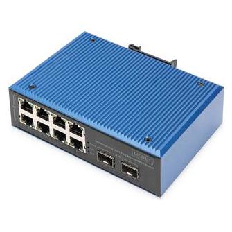 Digitus Industrial 8+2 -Port Fast Ethernet PoE Switch (18 Ports) (DN-651147)
