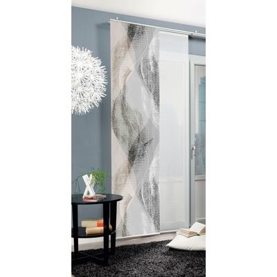 Schiebegardine HOME WOHNIDEEN "SCHIEBEVORHANG DEKOSTOFF DIGITALDRUCK 'TORRE'", grau, B:60cm H:245cm, Polyester, Gardinen, DIGITALDRUCK - INDIVIDUELL KÜRZBAR