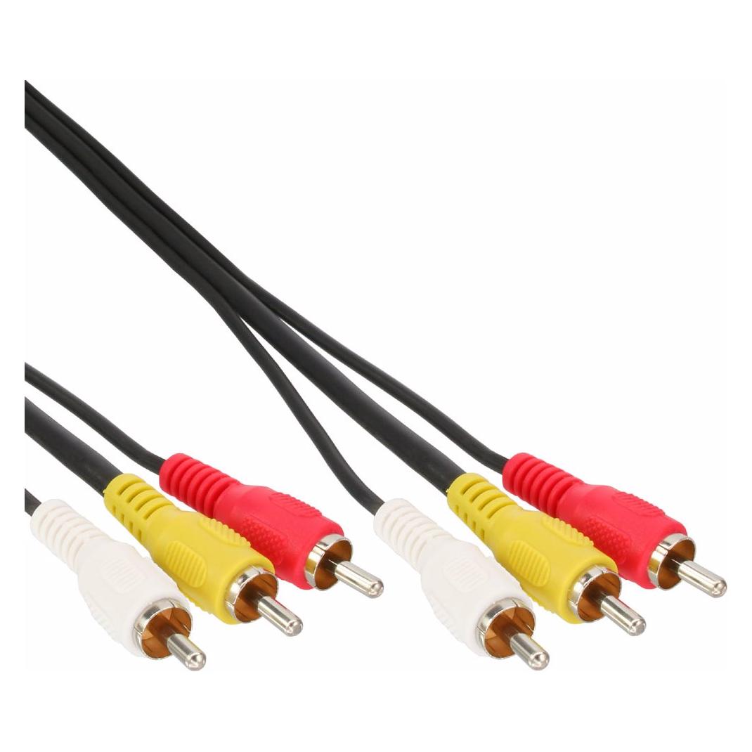 InLine Composite Video - Composite Video (5 m, Cinch Kabel) (89605)