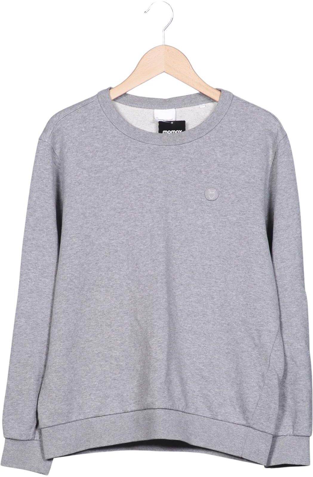 Knowledge Cotton Apparel Herren Sweater, Grau, Gr. L, Baumwolle - Second Hand