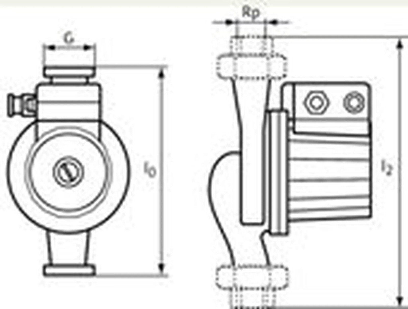 Wilo adapter G 1 1/2 / G2 voor Wilo-pompen met schroefdraadaansluiting DN25 en leiding DN30