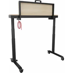 Sedus se:lab Monitor Caddy auf Rollen - Akazie (K69) / Schwarz (24)