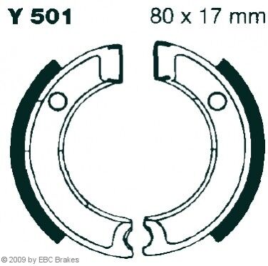 EBC Brakes Y501 Bremsbackensatz