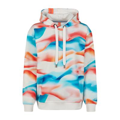 Kapuzenpullover SALZHAUT "Hoodie TÖHN", Damen, Gr. M, grün (multicolor verlauf), Obermaterial: 80% Baumwolle CO. 20% Polyester PES., Pullover Kapuzenpullover