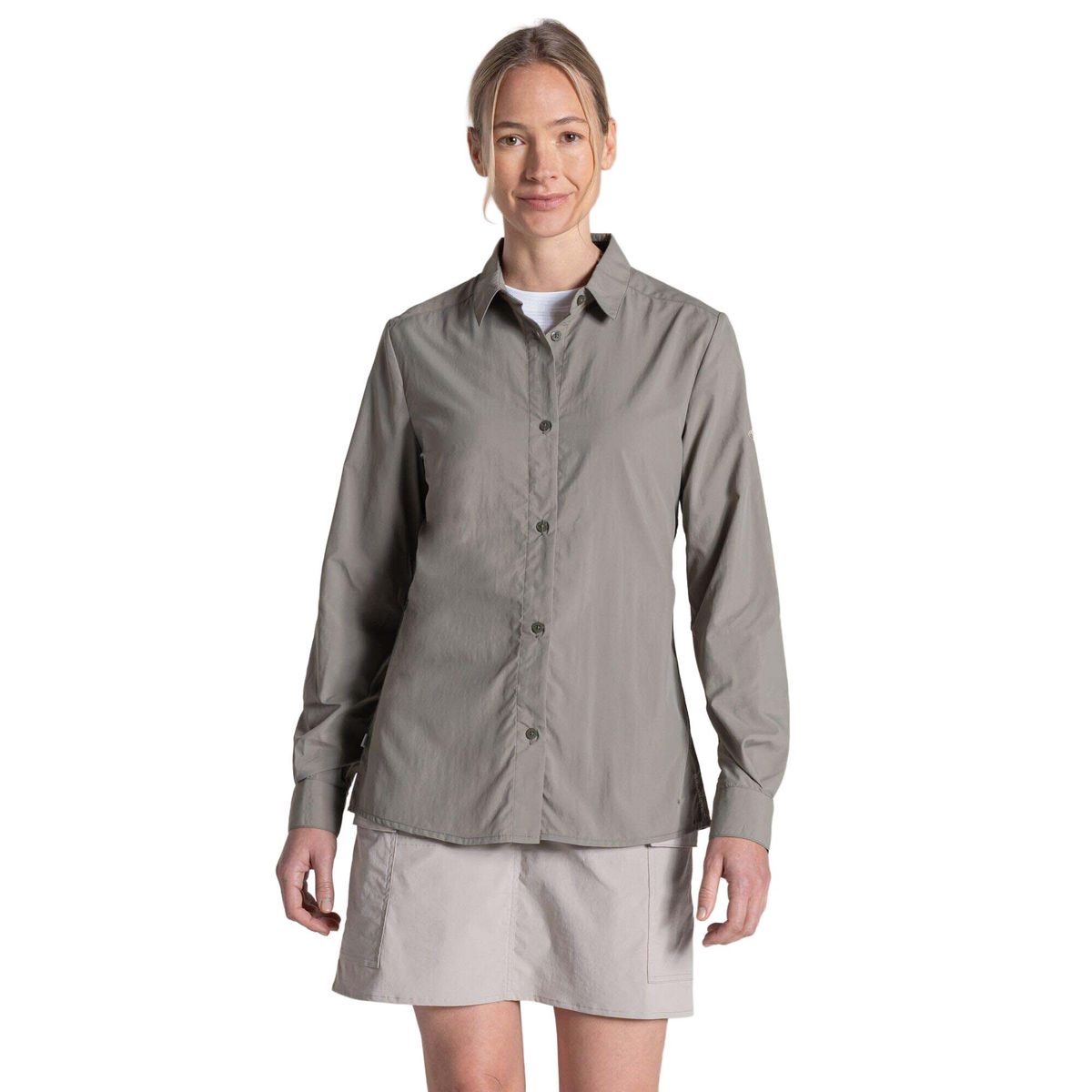 Craghoppers Nosiife Alma Long Sleeved Shirt vert (VRT) 34 CWS552 VRT 08L