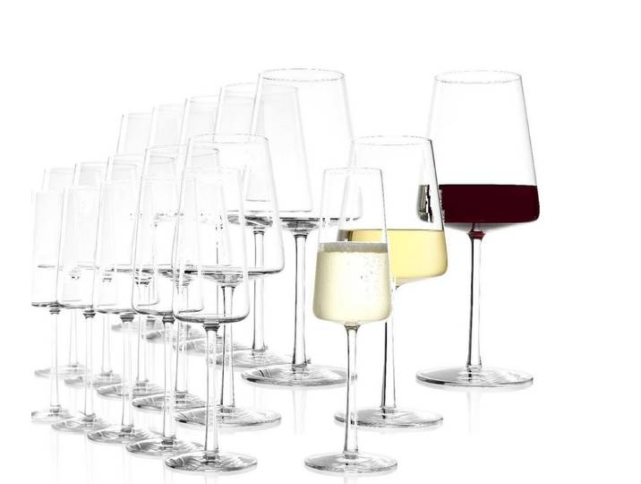 Stölzle Weinglas Stölzle Lausitz Power Set 18tlg. Rotweinglas+Weißweinglas+Champanger, Glas