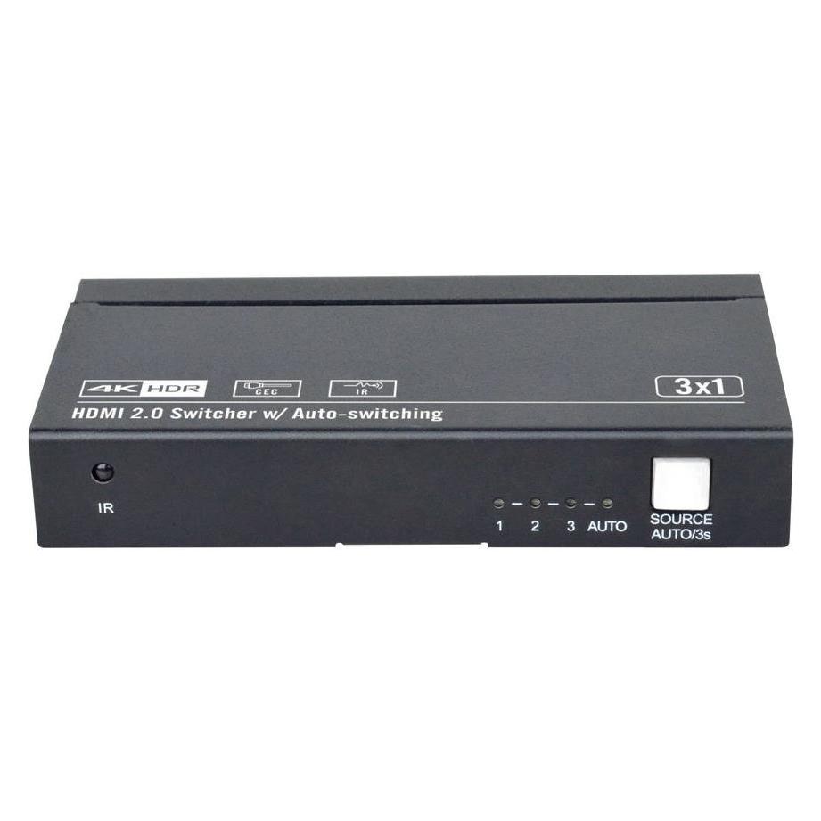 Vivolink HDMI switcher 3x1 8K@60Hz (VLSW131-8K)