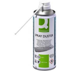 Q-Connect Druckluftspray KF04499, brennbar, mit Sprührohr, 400ml