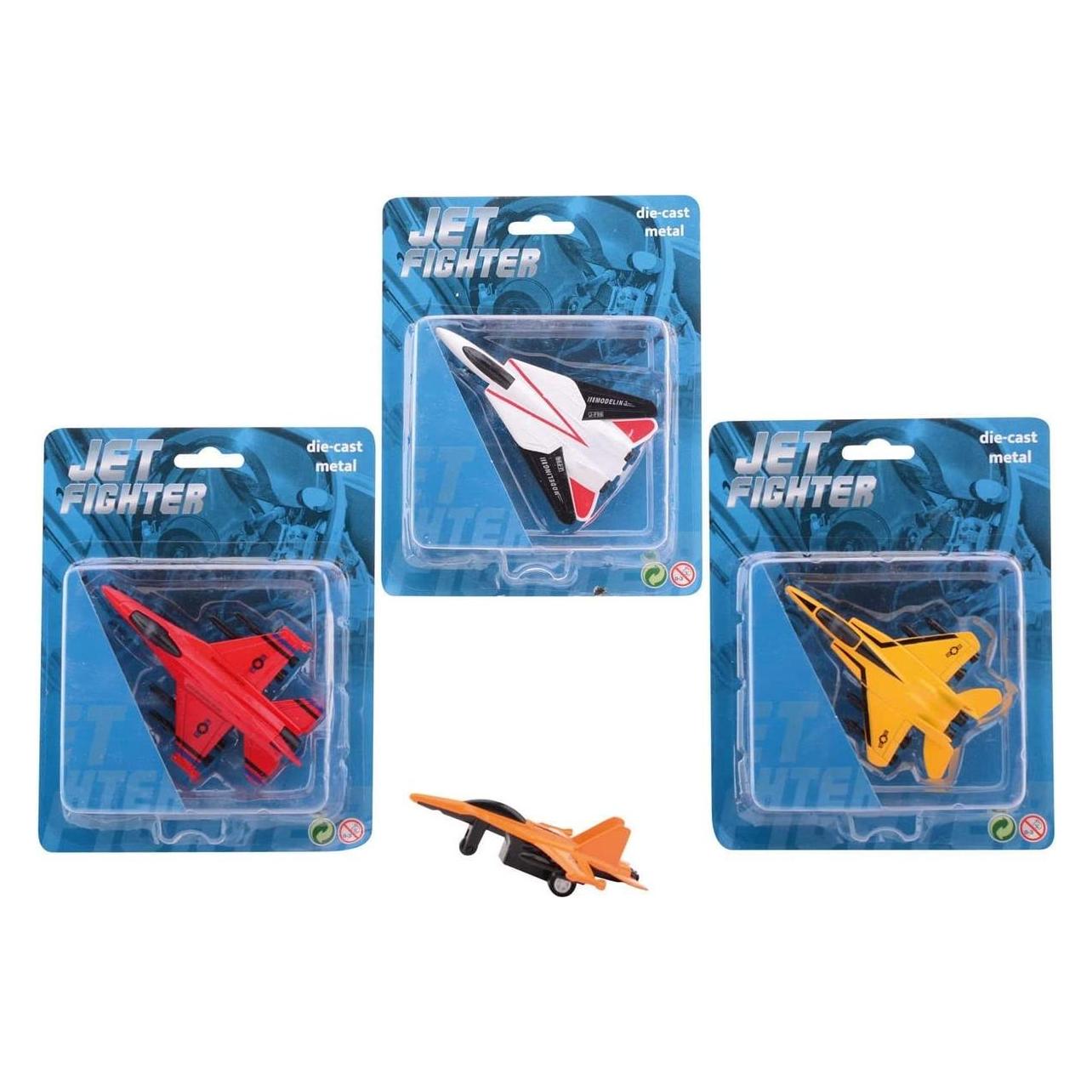 Johntoy Flugzeug Jet Fighter 4 Assorted (33612451)