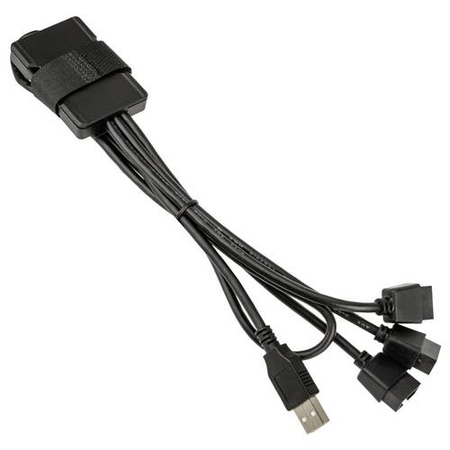 Lian Li PW-U2TPAB USB Hub - schwarz USB-Adapter